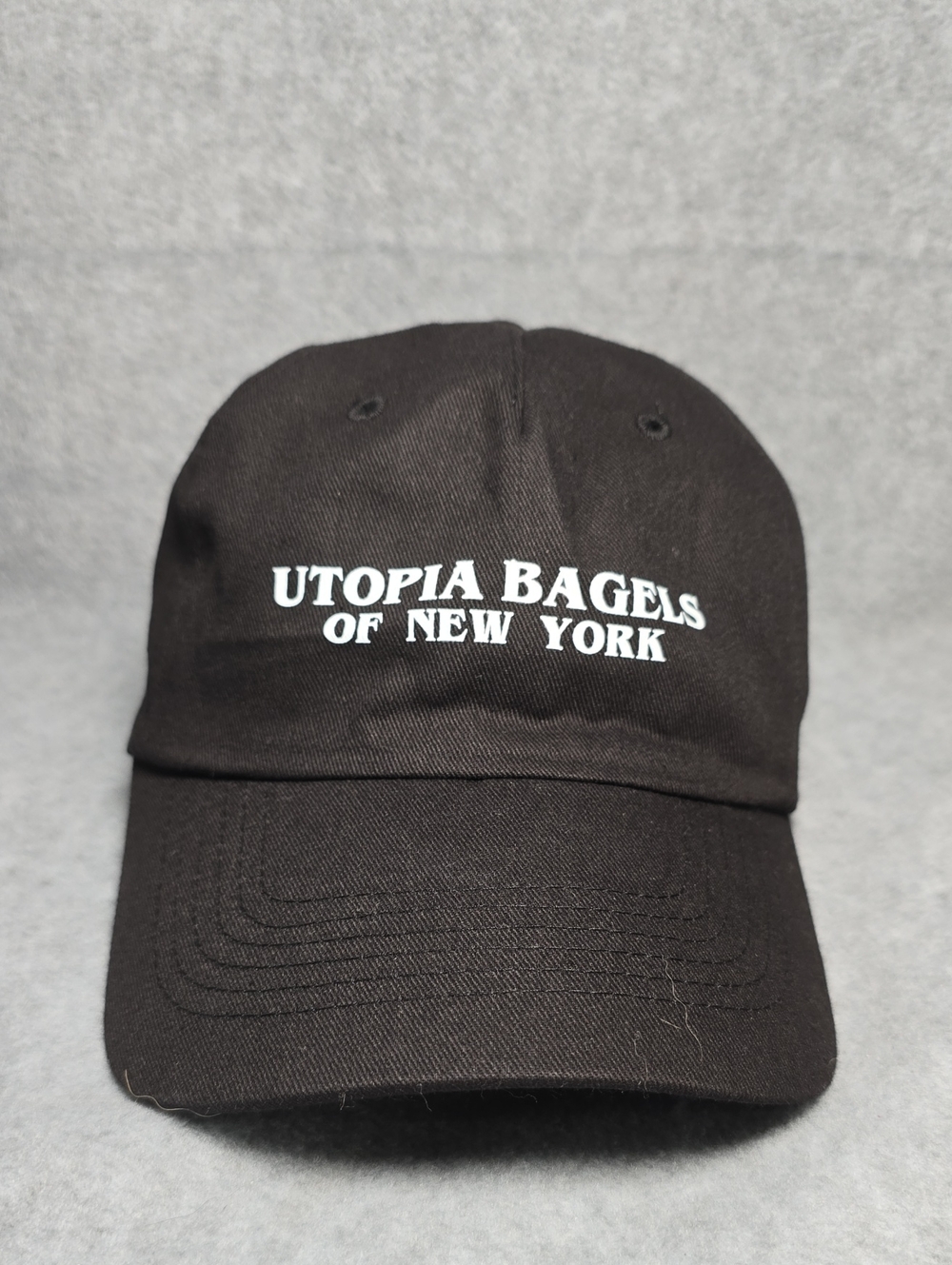 Utopia Bagels of New York Black Baseball Cap